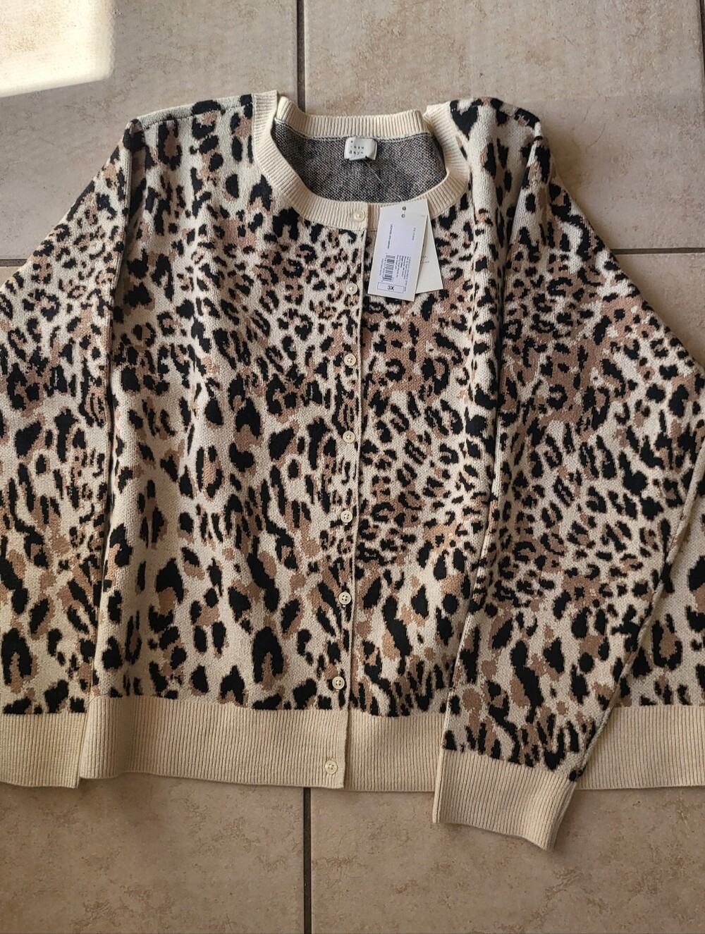 A New Day Lepoard 3x Cardigan